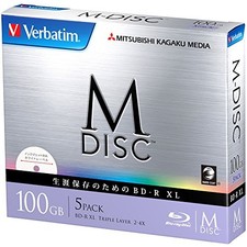 Mitsubishi Chemical Media M-DISC 1 times for recording BD-R XL DBR100YMDP5V1 si picture