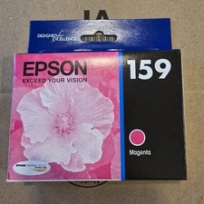  Genuine OEM Epson 159 Magenta Cartridge C13T159320 for R2000 SEALED Exp 2027 picture