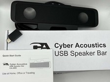 Cyber Acoustics  (CA-2890)  USB Speaker Bar. (Use at Home, Office or Traveling). picture
