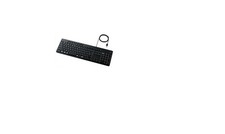 ELECOM Wired Full Keyboard Silent Antibacterial Black TK-FCM114SKBK picture