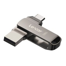 Lexar D400 USB 3.2 Gen 1 USB-C/USB-A -128GB Flash Drive  High Speed U Dis picture