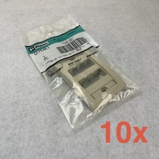 Panduit CFPE6EI MINI-COM Face-Plate Executive Series 6 Module Spaces Lot of 10 picture