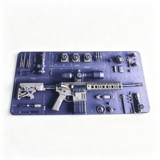 Rifle Gaming Desk Mat, 3D Gun Design Mouse Pad, Gamer Gift for FPS and Shooting picture
