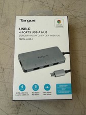 Targus USB-C 4-Port USB-A 3.0 Hub ACH226 for Windows Mac Chromebook New  picture