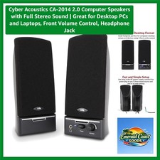 CA-2014 2.0 Computer Speakers with Full Stereo Sound | Great for Desktop PCs ... picture