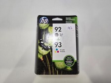 Genuine HP 92/93 (C9513FN#140) Black Tri-Color Ink Cartridge - Pack of 2 Ink picture
