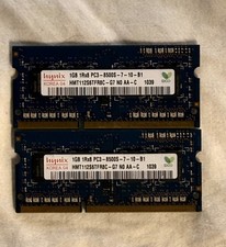 2x RAM LOT of Hynix 1GB 1RX8 PC3-8500S-7-10-B1(DDR3 1066MHz) (=2GB)Memory Laptop picture