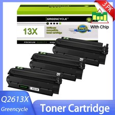 3PK Black High Yield Q2613X 13X Toner for HP LaserJet 1300 1300N 1300XI Printer picture
