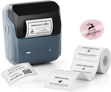 B31 Label Maker, Bluetooth Thermal Label Printer for Retail, Blue picture