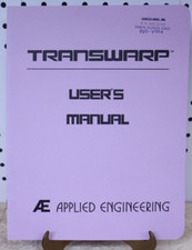 Nice Apple II & IIe Applied Engineering Transwarp Accelerator Card V1.1 Manual picture