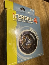 Vintage NOS New Vantec Iceberq 4 Premium VGA Cooling Kit Blue LED Fan CCB-A4C picture