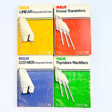 4 RCA Databooks 1974 Power Transitor, Thyristers Rects, COS/MOS, Linear Circuits picture