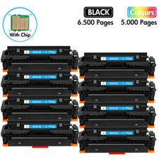 8PK Cyan Toner Fits for HP CF411X LaserJet Pro M452dw M477fdn M477fdw M477fnw picture