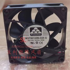 1PCS Yongli MGT8012ZB-O25 12V 0.41A 8025 Waterproof IP68 Cooling Fan picture