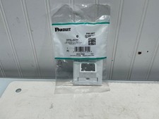 Panduit CFPSL4WHY Mini-Com Sloped Faceplate, 4 Module Spaces (Qty 9) picture