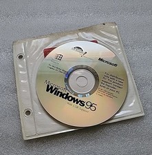 Vintage Microsoft windows 95 install CD picture