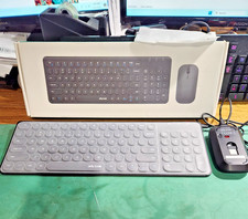 Jelly Comb New Classic Black Ultra Thin 2.4G Wireless Keyboard Mouse Combo picture