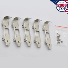 5pcs Low Profile Bracket for Intel EXPI9301CT 8391GT HP NC112T Network Card picture