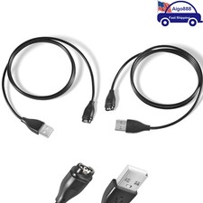 USB Charger Cable 010-12491-01 Fits for Garmin Multiple Watch Devices (2 Pack) picture