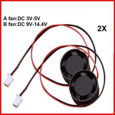 2pcs Quiet Large Air Volume Fan 2510 DC 5V 12V Brushless Cooling Fan 13800RPM  picture