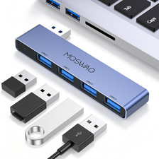 USB Hub for Laptop,Usb Hub 3.0 USB Splitter Ultra-Slim Data USB Hub picture