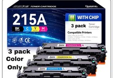 215A Toner Cartridges 3 Pack (with Chip) Compatible Replacement  HP 215A Color picture