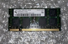 HYS64T128021EDL-3S-B2 QIMONDA LAPTOP MEMORY 1GB 2RX8 PC2-5300S-555-12-E0 (CA63) picture