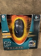 Logitech G5 USB Laser Gaming Mouse - Black/Blue - VGC (910-000093) Some Flaws picture