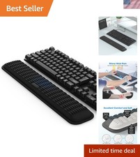 Ergonomic Memory Foam Wrist Rest - Ultimate Comfort for Long Gaming & Work Hours picture