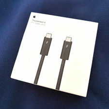 Apple Thunderbolt 4 Pro 3m Braided USB-C to USB-C Cable, Black, NEW picture