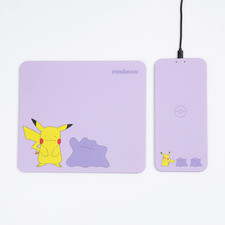 Pokemon Pikachu Ditto 15W Wireless Charging Mouse Pad Qi Fast Detachable New picture