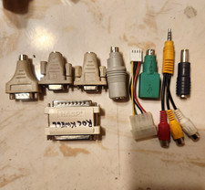 Collection Or Lot Of Vintage Cables & Adapters Rockwell Hasp Security Dongle picture