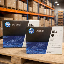 HP 81A Lot of 2 Black Toner Cartridge (CF 281A) Sealed Box ✅ picture