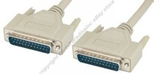 Lot10 3ft IEEE1284 DB25pin Male-M Parallel Bi-Directional Switch Cable$SHdisc{AA picture