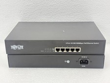 LOT OF 3 | Tripp Lite NG5POE 5-Port 10/100/1000Mbps PoE Ethernet Network Switch picture