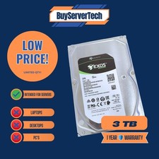 ST3000NM003A Seagate Exos 3TB 7E8 SAS Server 3.5