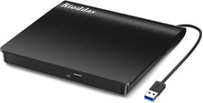 External CD DVD Drive USB 3.0 Portable Burner for Laptop Desktop PCs Mac Windows picture