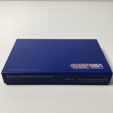 COMP USA 8 Port 10 100 Mbps N way Switch BLUE picture