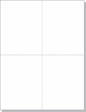 Printer Postcards Cardstock 250 Sheets, 1000 Cards, 8.5 x 11, 4 Up picture