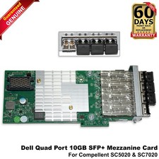 Lot Of 2 Dell EMC SC7020 Quad-Port 10Gb SFP+ I/O Mezzanine Card KCVN9 0KCVN9 picture