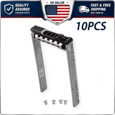 10PCS 2.5in SAS SATA HDD Caddy Tray For Dell R630 R730 R720XD G176J 40 Screws picture
