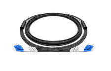 50M LC 4 Strands Singlemode Military-Grade Armored Fiber Optic Patch Cable -3678 picture