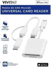 Vivitar Mobile SD and MicroSD Universal Card Reader White MOV4016 - White picture