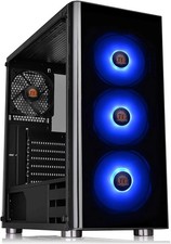 Thermaltake CA-1K8-00M1WN-01 V200 TEMPERED GLASS RGB MID TOWER CASE picture