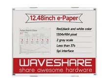 Waveshare 12.48inch E-Ink raw display red/black/white three-color 1304��984 picture