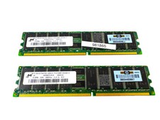 300679-B21 I GENUINE HP 1GB 2x 512MB DDR SDRAM DDR266/PC2100 ECC Memory Kit picture