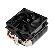 SST-KR01 Low-Profile CPU Cooler 54mm 2x 6mm Heatpipes 80mm PWM Fan picture