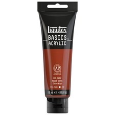 Liquitex 1046335 BASICS Acrylic Paint, 4-oz tube, Red Oxide picture