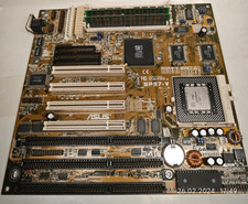 VINTAGE AT Socket 7 ASUS SP97-V Motherboard (SIS 5598) CPU & 32 Mb RAM + Bonus picture