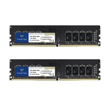 Timetec 32GB KIT(2x16GB) DDR4 2666MHz PC4-21300 Non-ECC Unbuffered 1.2V CL19 ... picture
